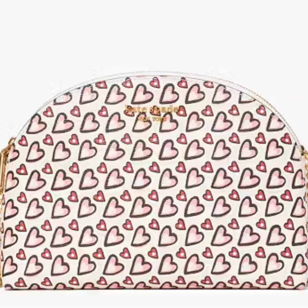 Kate Spade Cream Heart-Patterned Women's Bag